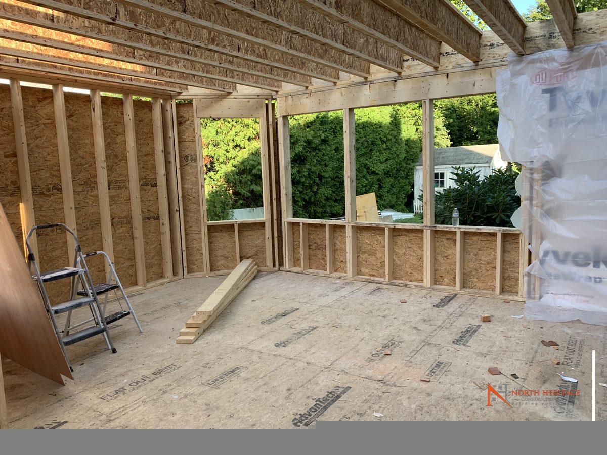 Expert structural framing by North Heritage Construction