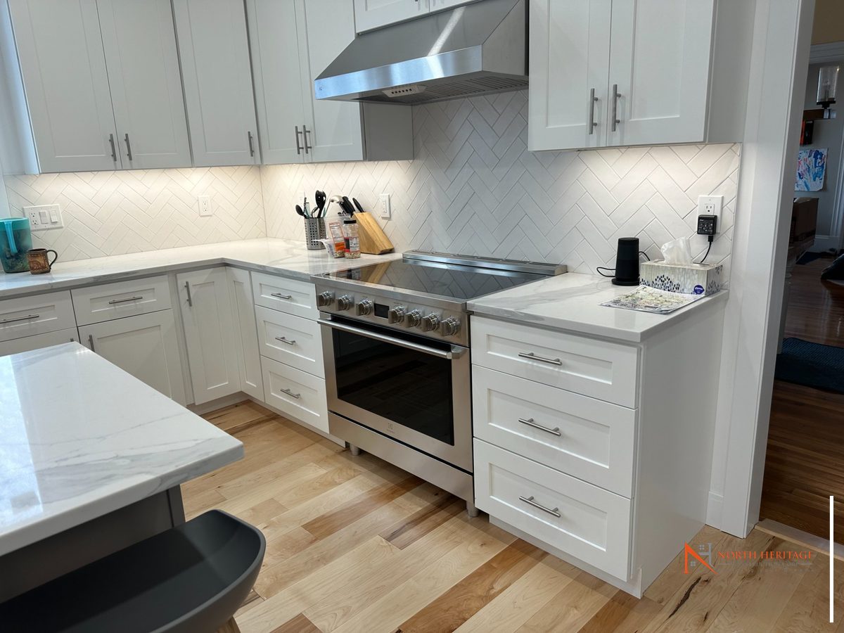 Kitchen remodel by North Heritage Construction