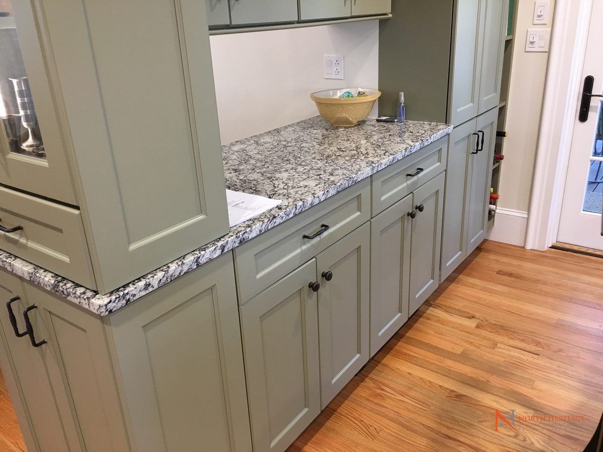 New kitchen in Newton MA home addition - custom finishes
