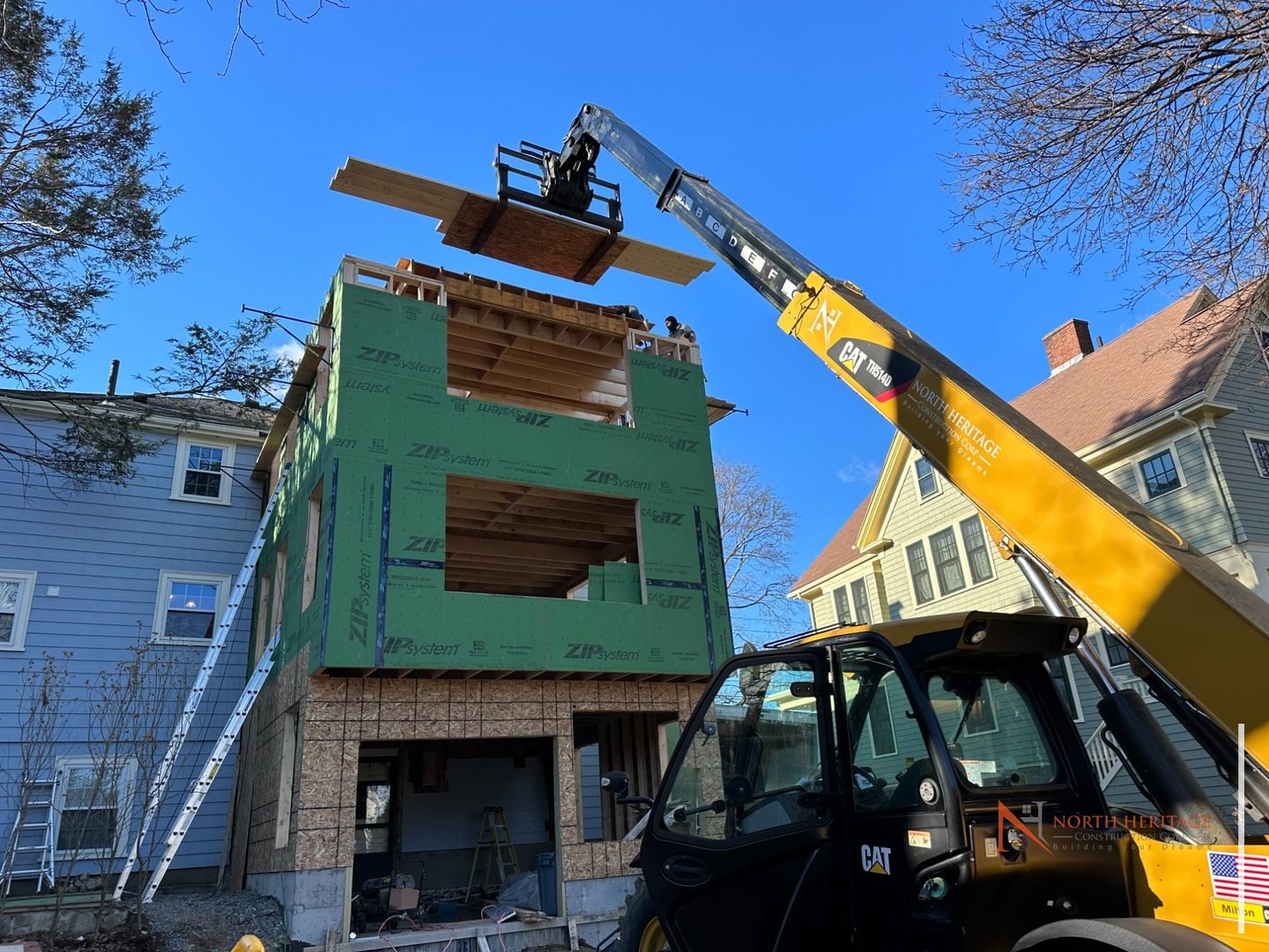 Arlington addition - framing progress