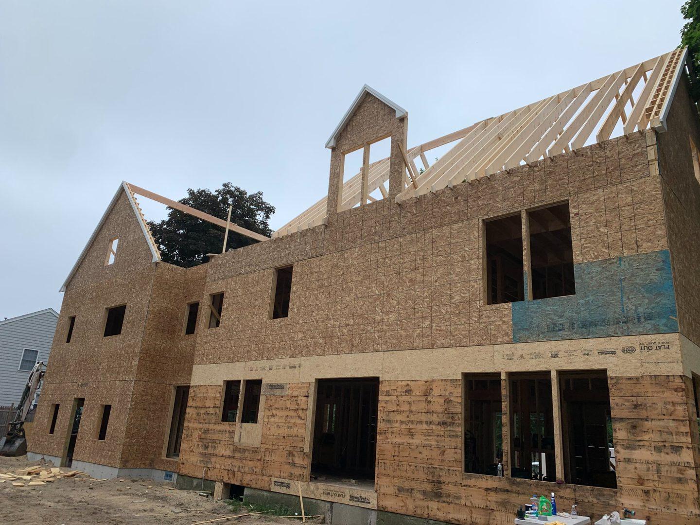 Structural framing by North Heritage Construction