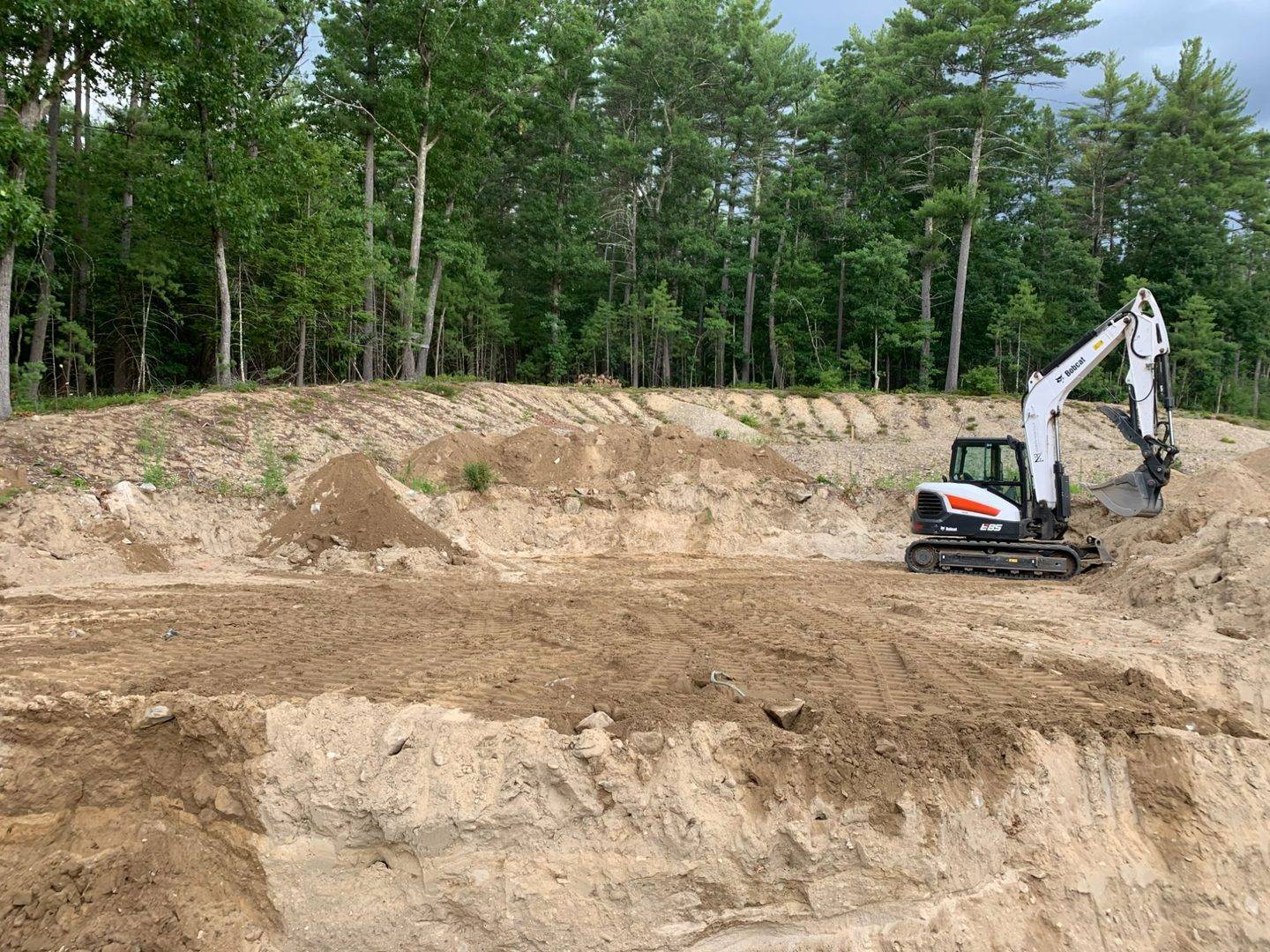 Site excavation - Dunstable MA