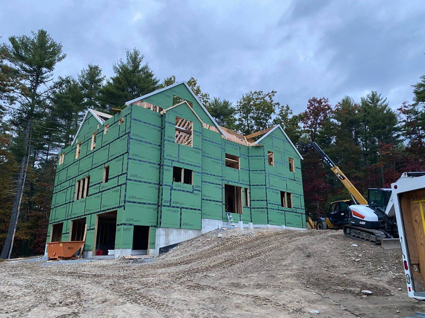 New home framing - Dunstable MA