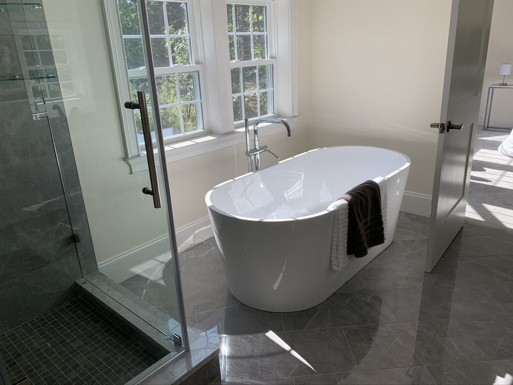Custom master bathroom - Groton MA