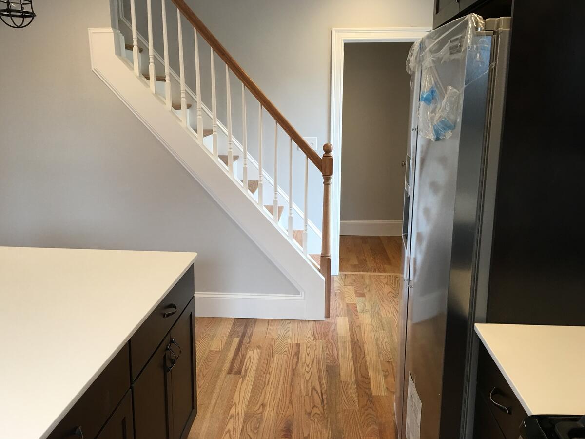 Open concept layout Medford renovation